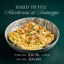 Baked Truffle Maccheroni al Formaggio