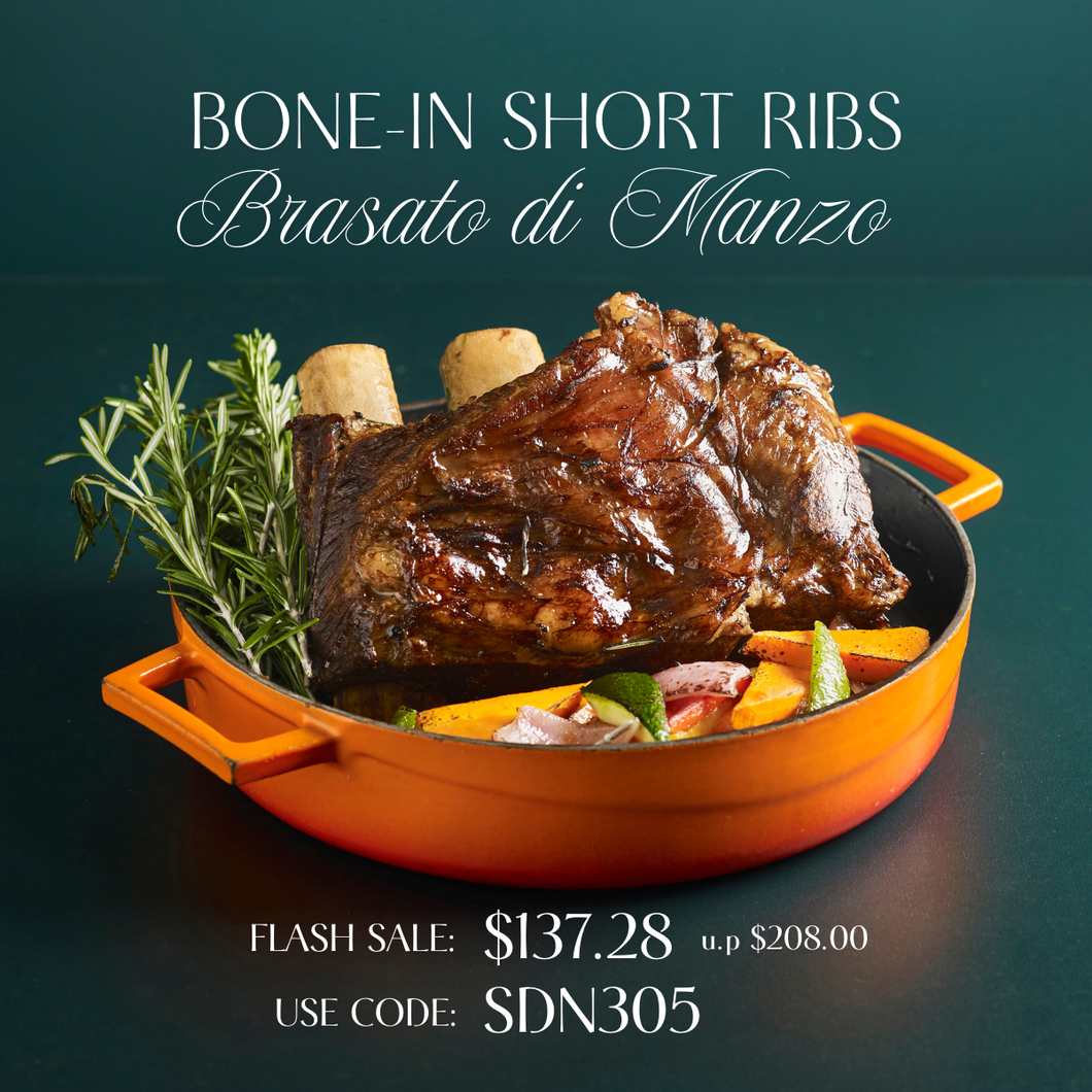 Brasato di Manzo – Bone-In Short Ribs