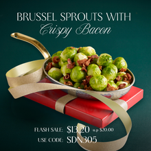Brussel Sprouts with Crispy Bacon