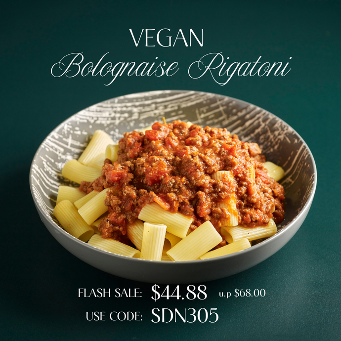 Vegan Bolognaise Rigatoni