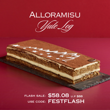 Alloramisu Yule log