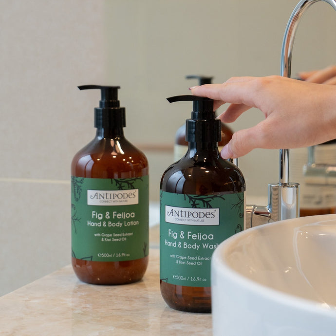 Antipodes Fig & Feijoa Hand & Body Wash & Lotion Set