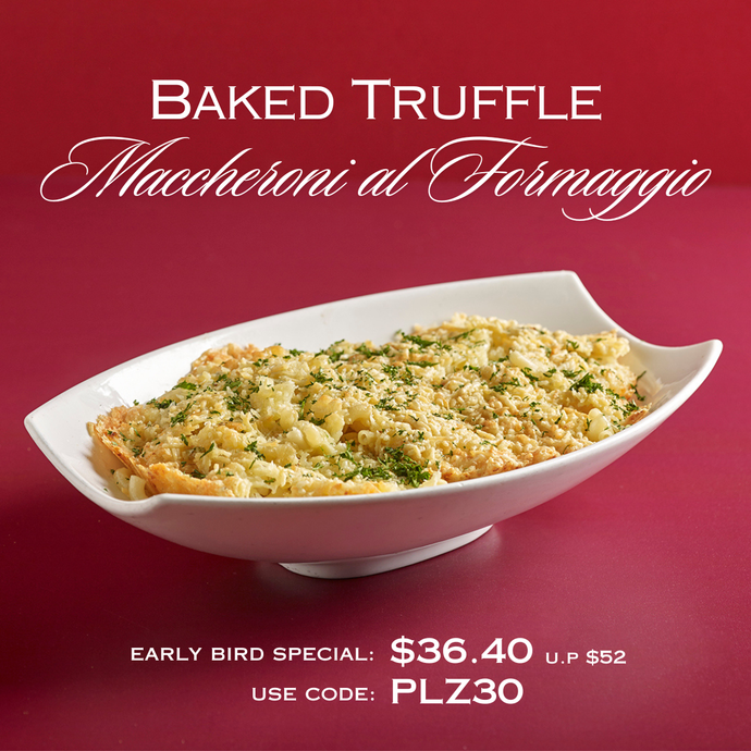 Baked Truffle Maccheroni al Formaggio