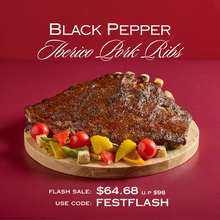 Black Pepper Iberico Pork Ribs