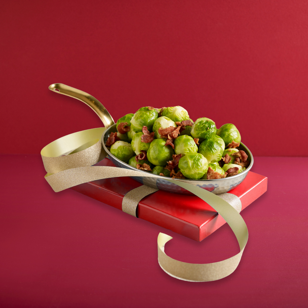 Brussel Sprouts with Crispy Bacon