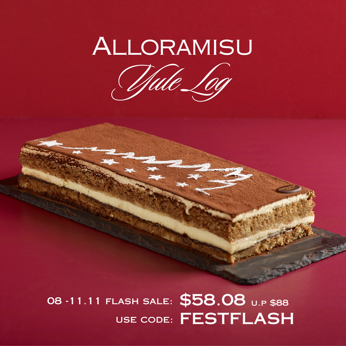 Alloramisu Yule log