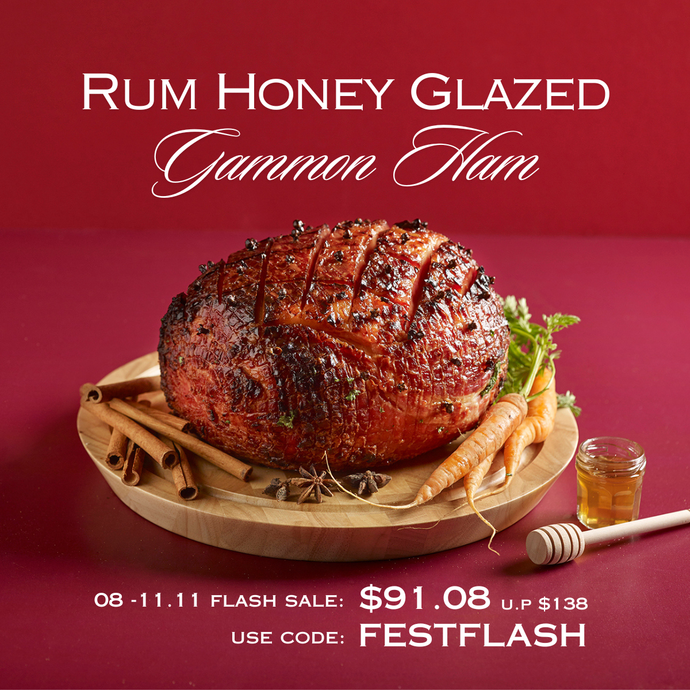 Rum Honey Glazed Gammon Ham
