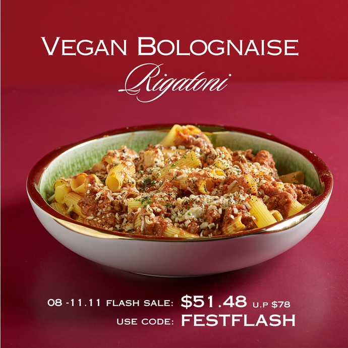 Vegan Bolognaise Rigatoni