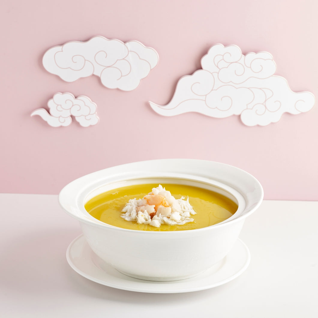 Golden Crab Meat Seafood Soup