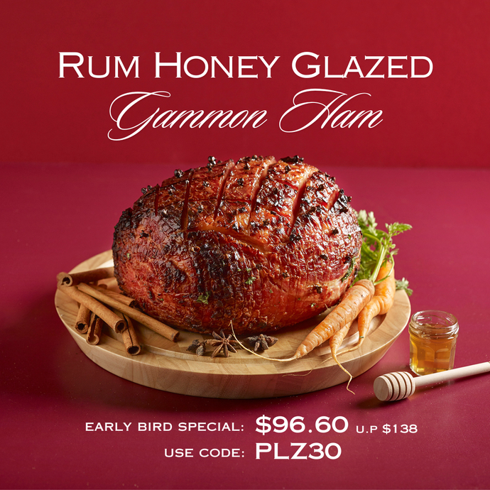 Rum Honey Glazed Gammon Ham