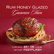 Rum Honey Glazed Gammon Ham