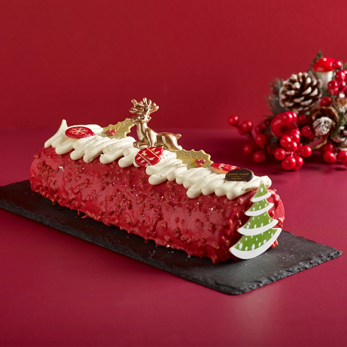 Strawberry Shortcake Yule Log